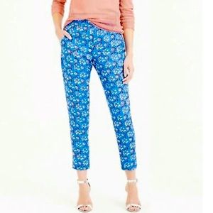 NWT JCrew Pull On Pant Vintage Scarf Print